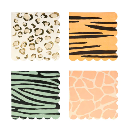 Safari Animal Print Napkins