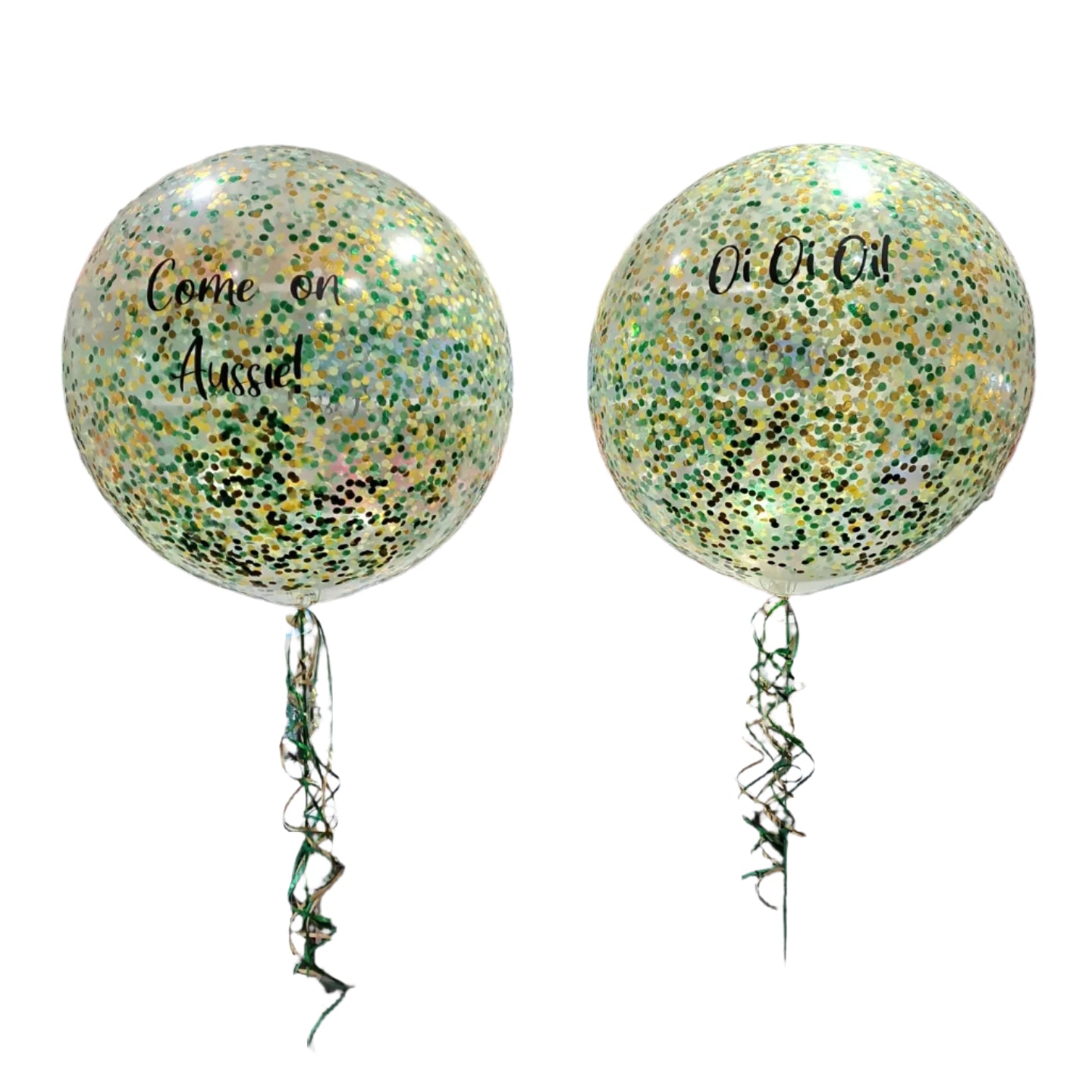 Large Confetti Balloon with Custom Message