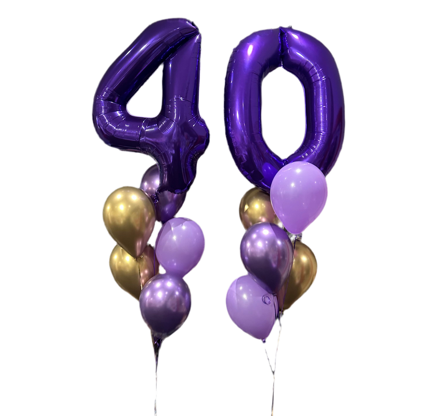 Custom Double Digit Medium Balloon Bunch