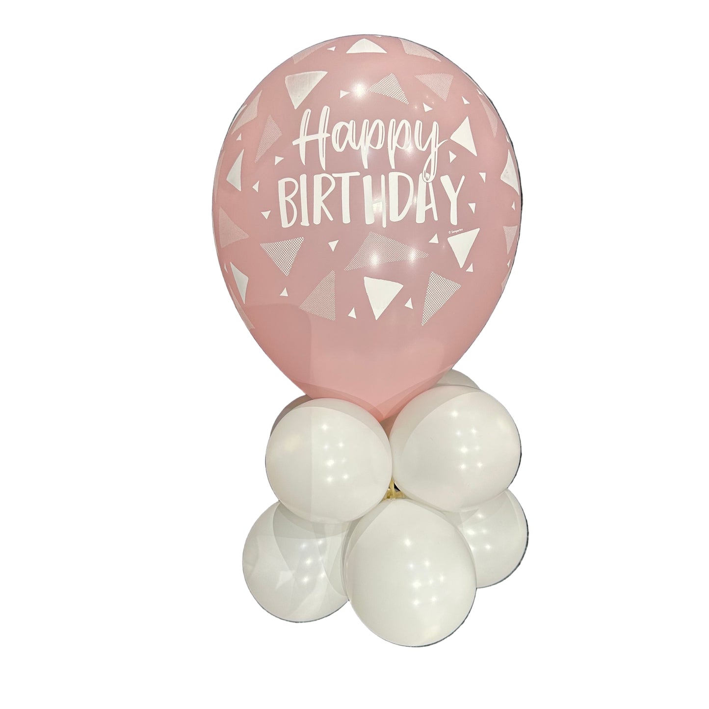 Happy Birthday Balloon Table Clusters