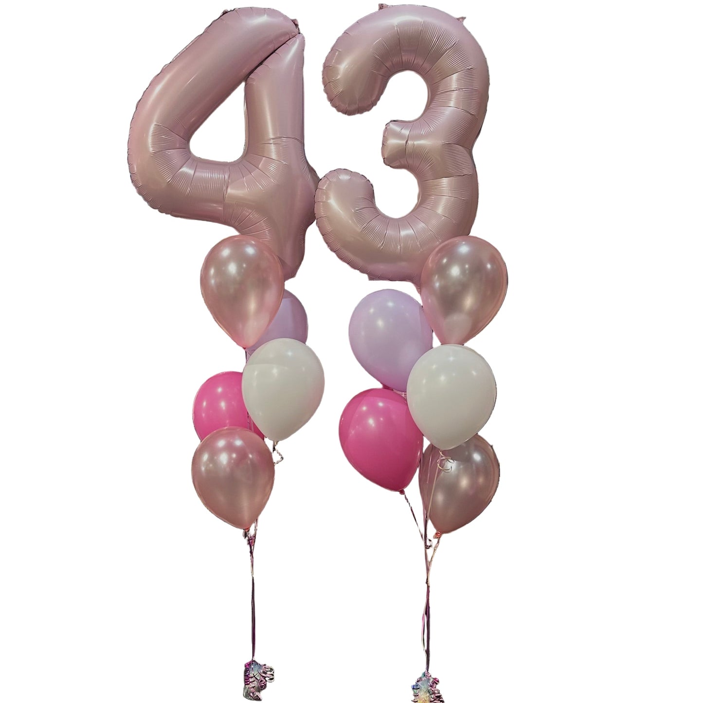 Custom Double Digit Medium Balloon Bunch
