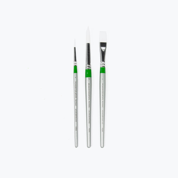 Micador paint brushes pk3