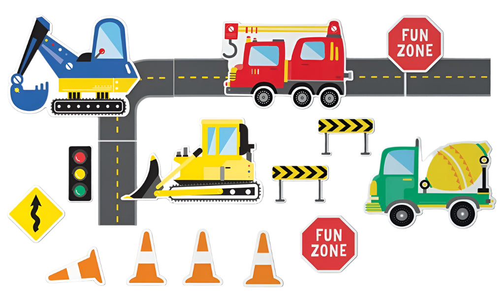 Construction Wall Decorations 20 piece