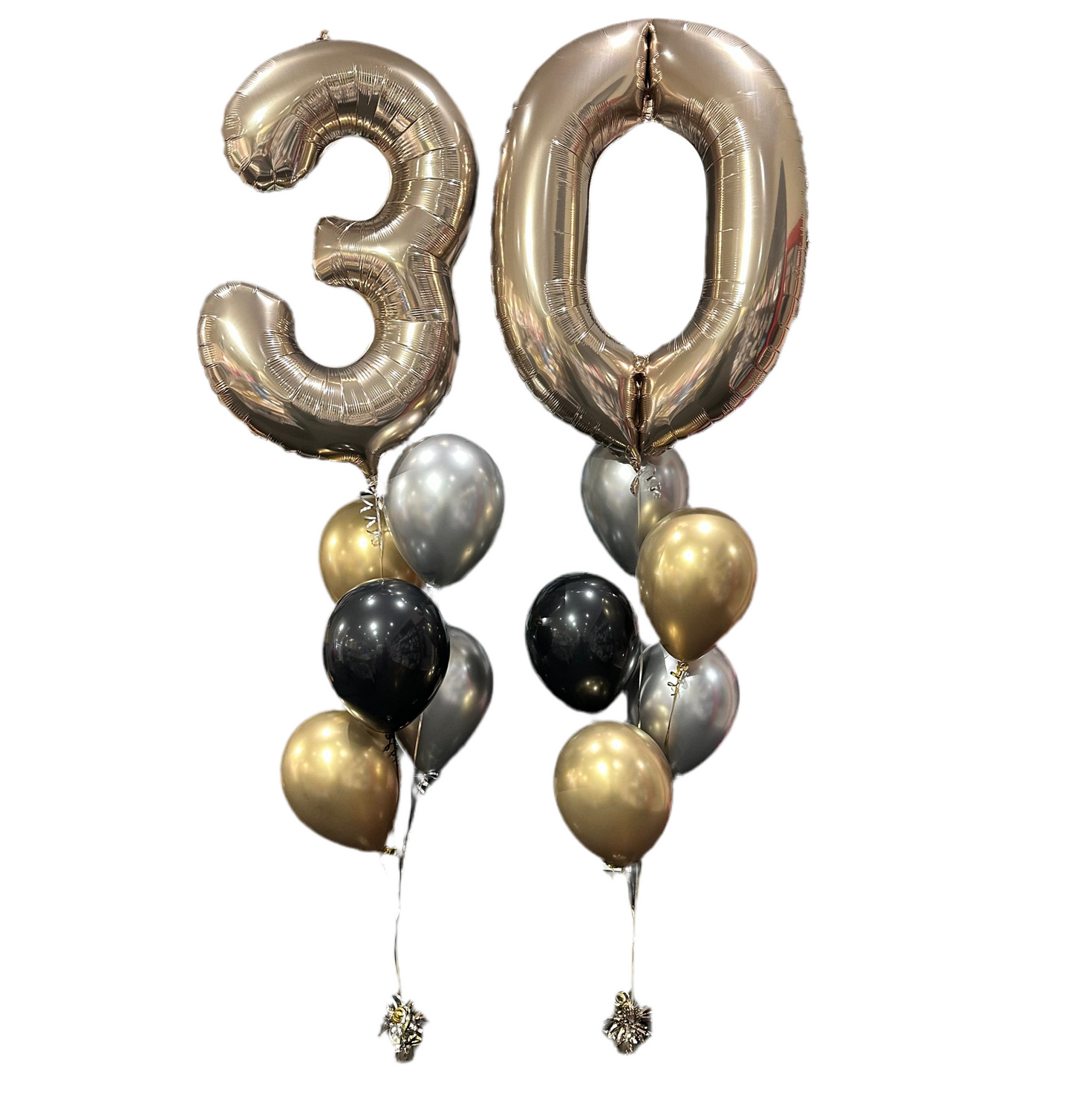 Custom Double Digit Medium Balloon Bunch