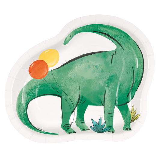 Party Dino Plates 8pk