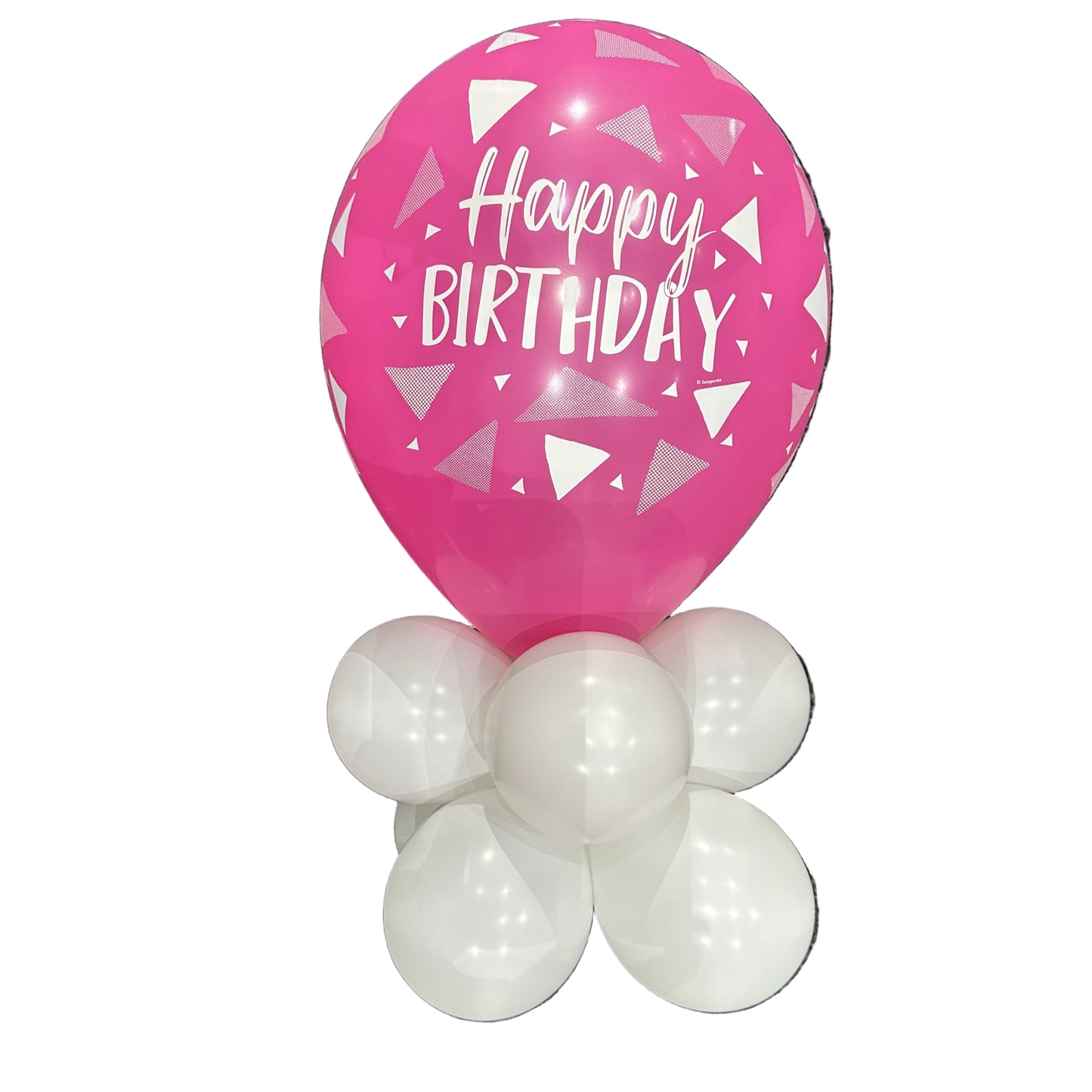 Happy Birthday Balloon Table Clusters