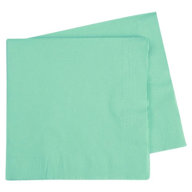 Pastel Mint Lunch Napkins