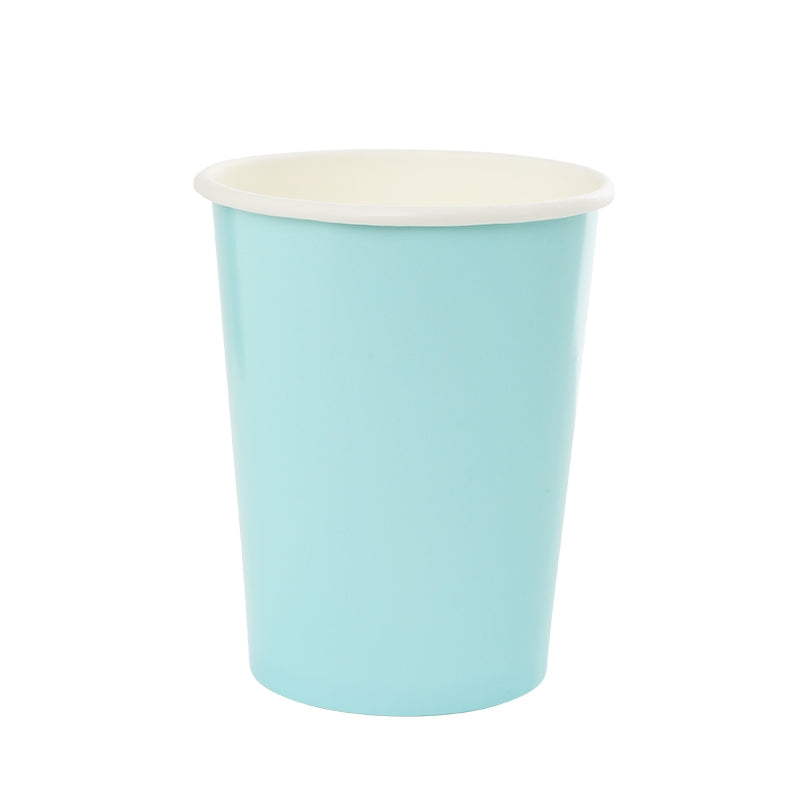 Pastel Blue Paper Cups