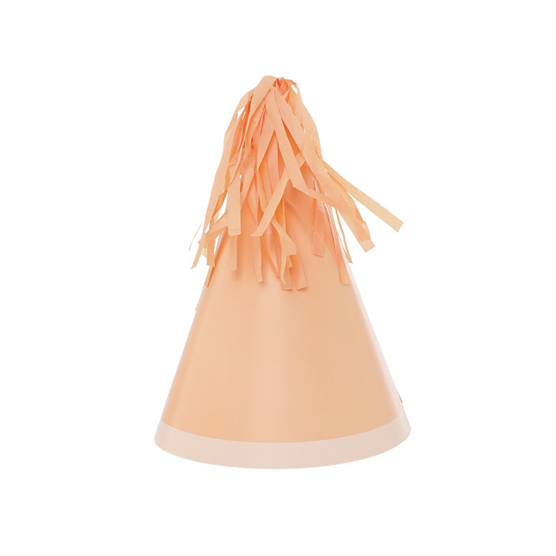 Pastel Peach Party Hats