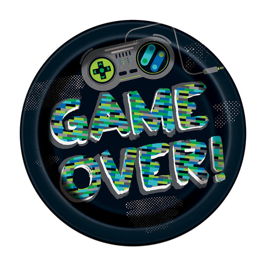 Game Over Lunch Plate 8pk