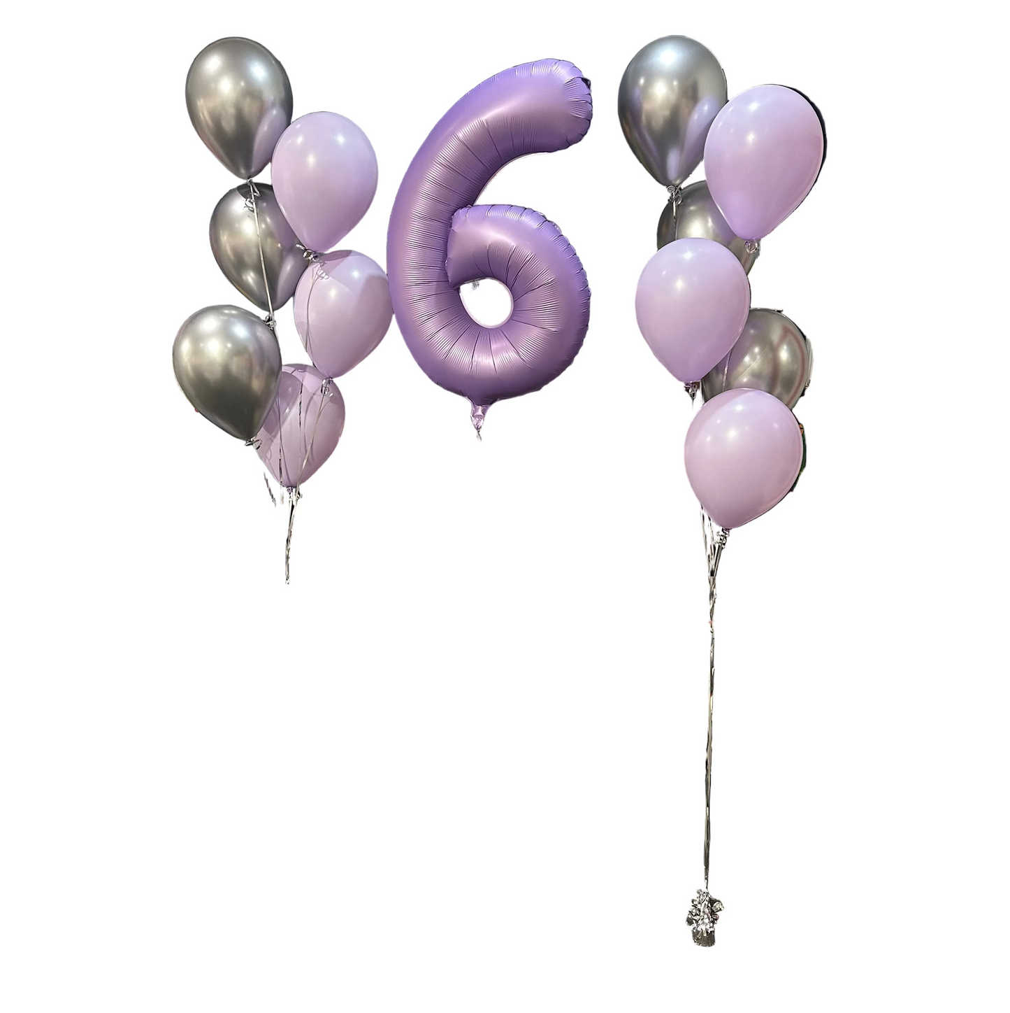 Custom Single Digit Balloon Arrangement