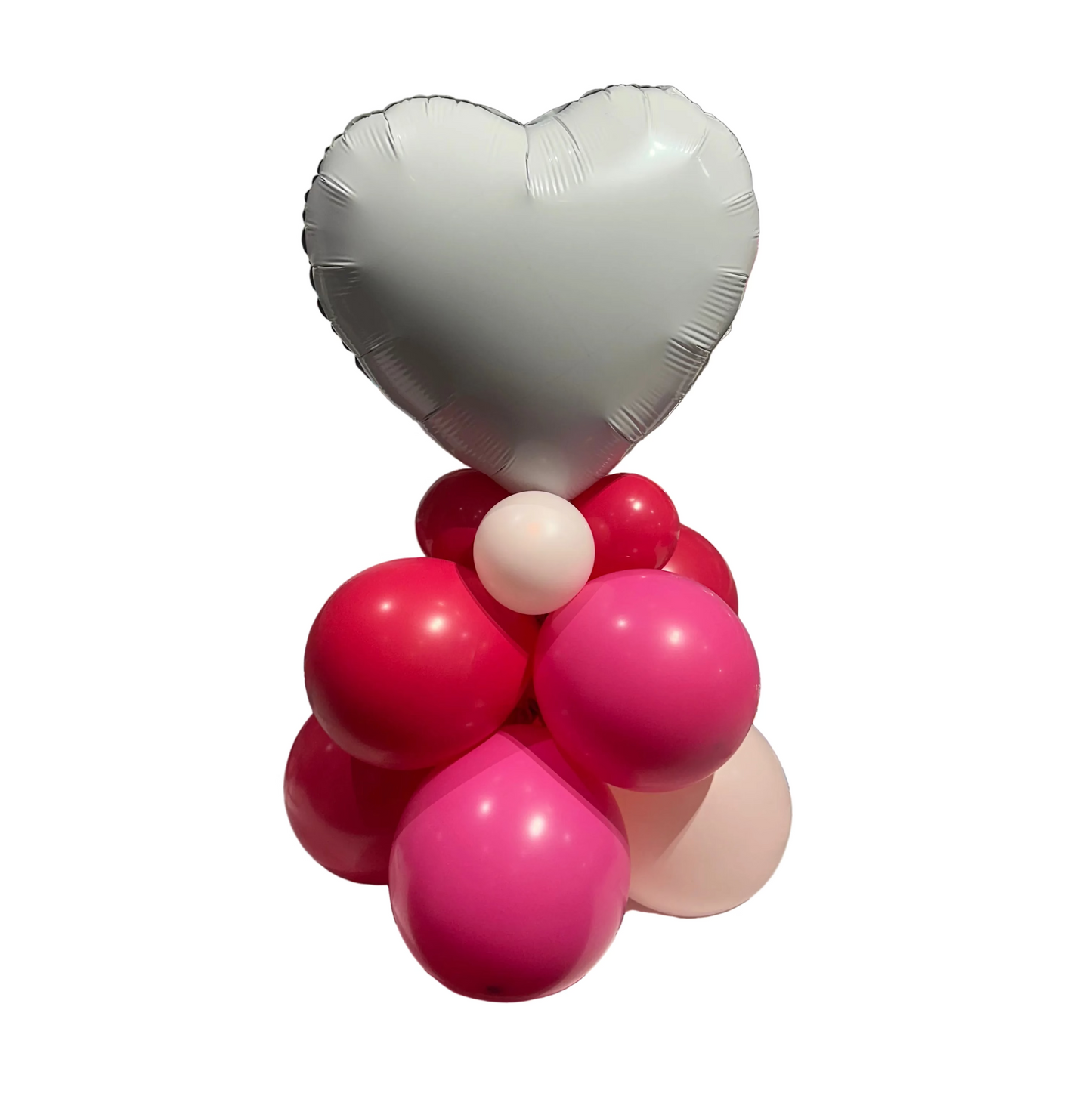 Air-Filled Heart Table Cluster