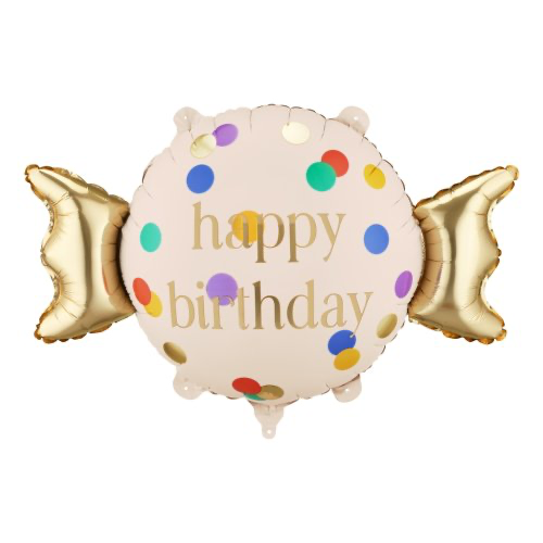 Candy Happy Birthday INFLATED Foil Balloon