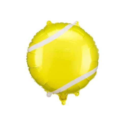 Tennis Ball Foil Balloon INFLATED