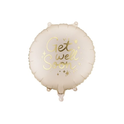 Get Well Soon Foil Balloon INFLATED