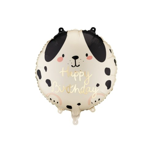 Dog Happy Birthday Foil Balloon INFLATED
