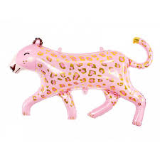 Pink Leopard Foil Balloon