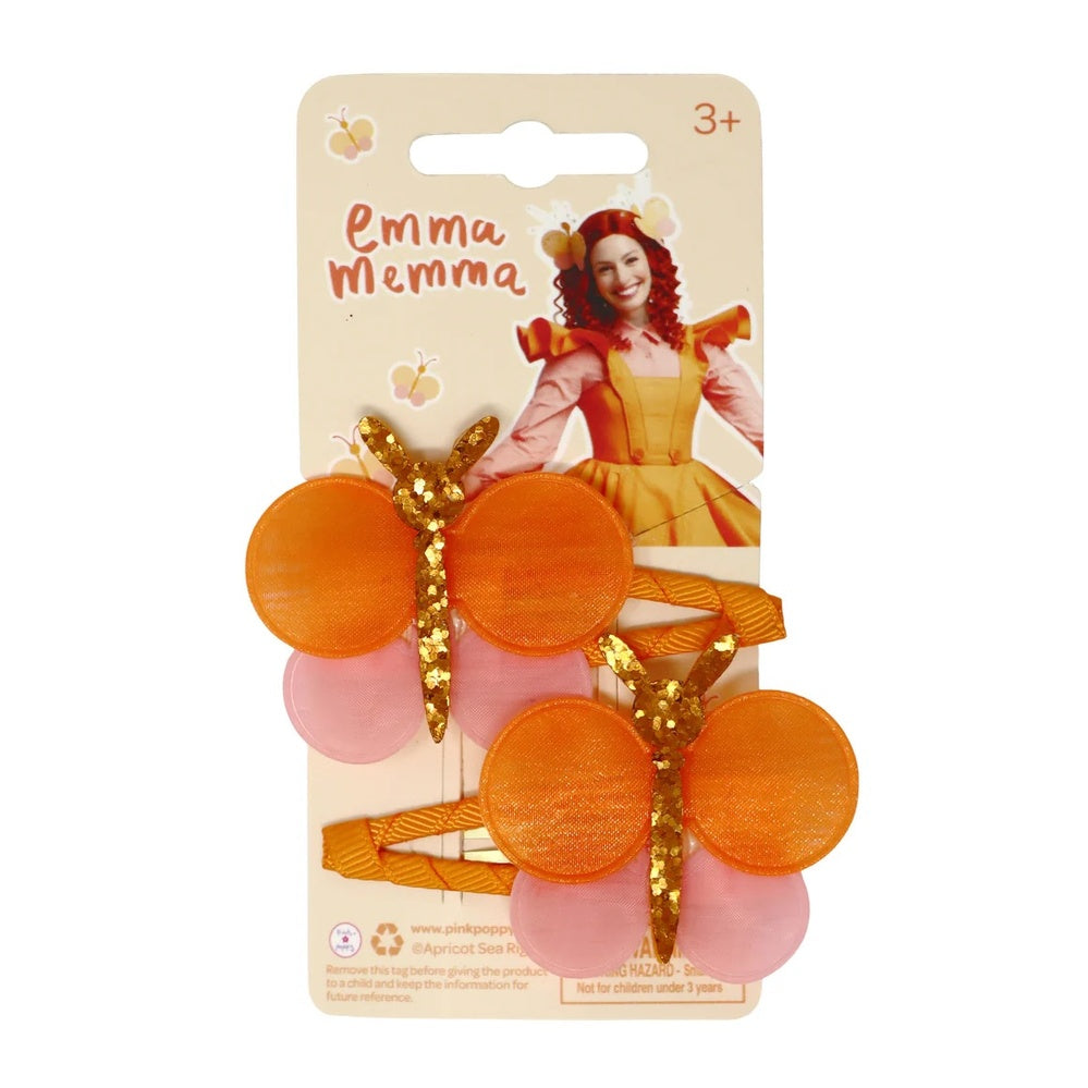 EMMA MEMMA BUTTERFLY HAIR CLIPS