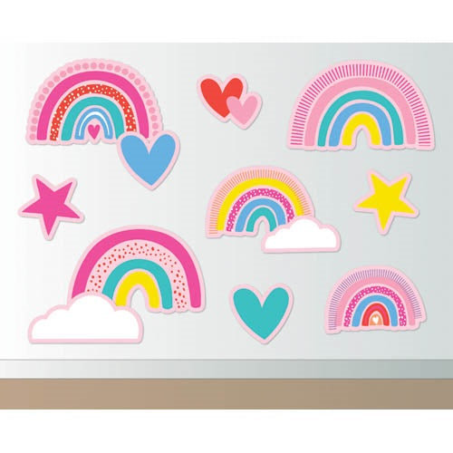 Rainbow Wall Decor 12 piece