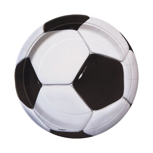 Soccer Lunch Plates 8pk