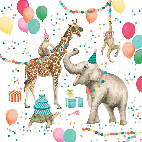 Animal Party Lunch Napkins 20pk