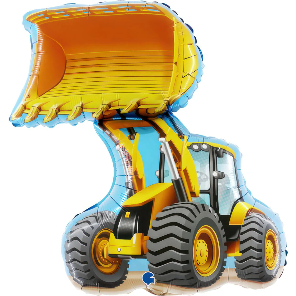 Bulldozer Foil Balloon INFLATED