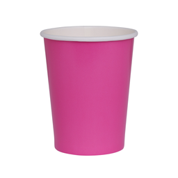 Flamingo Pink Paper Cups