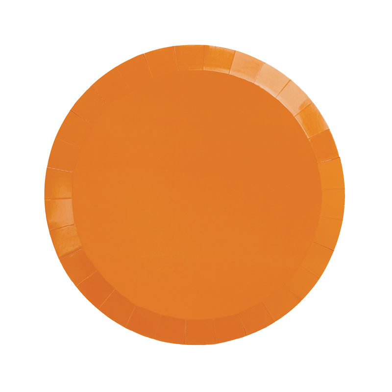 Tangerine Orange Snack Plates