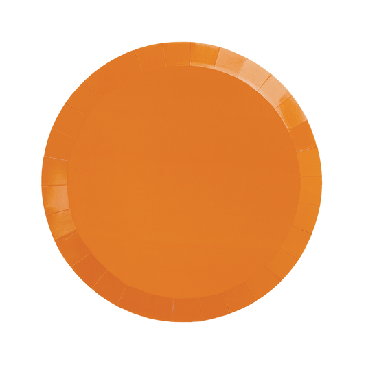 Tangerine Orange Snack Plates