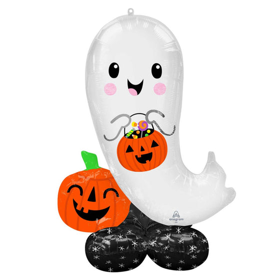 Halloween Ghost Trick or Treat Airloonz 134cm