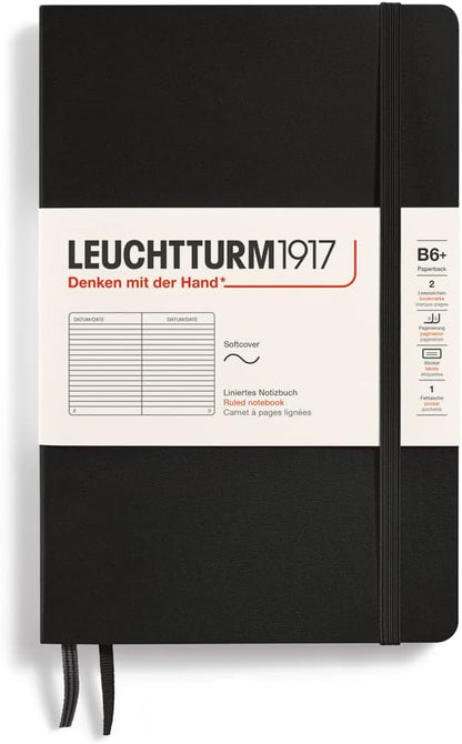 Leuchtturm B6+ Lined Softcover Notebook