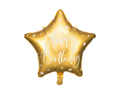 Happy Birthday Star Foils - INFLATED