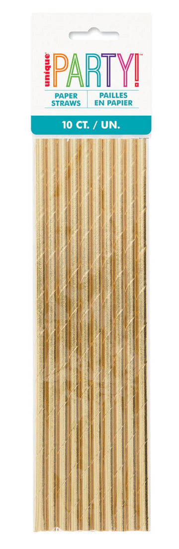 Paper Straws 10 Pack