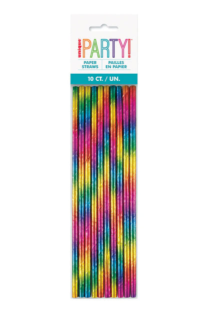 Paper Straws 10 Pack