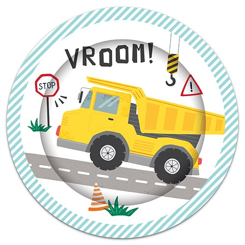 Construction Lunch Plates 8pk