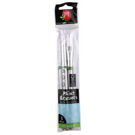 Micador paint brushes pk3