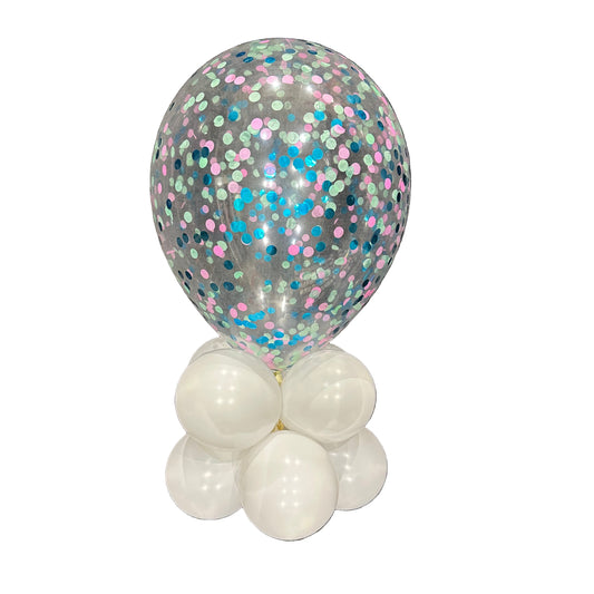 Confetti Balloon Table Cluster