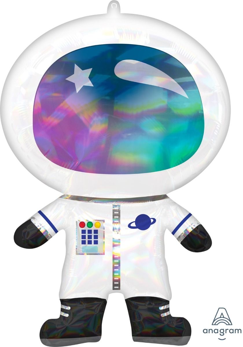 Holographic Astronaut Foil Balloon