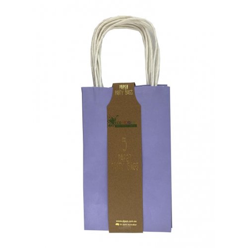 Pastel Lavender Paper Party Bags