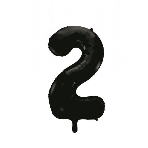 Number 2 Helium Foil Balloon - Assorted Colours