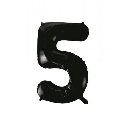 Number 5 Helium Foil Balloon - Assorted Colours