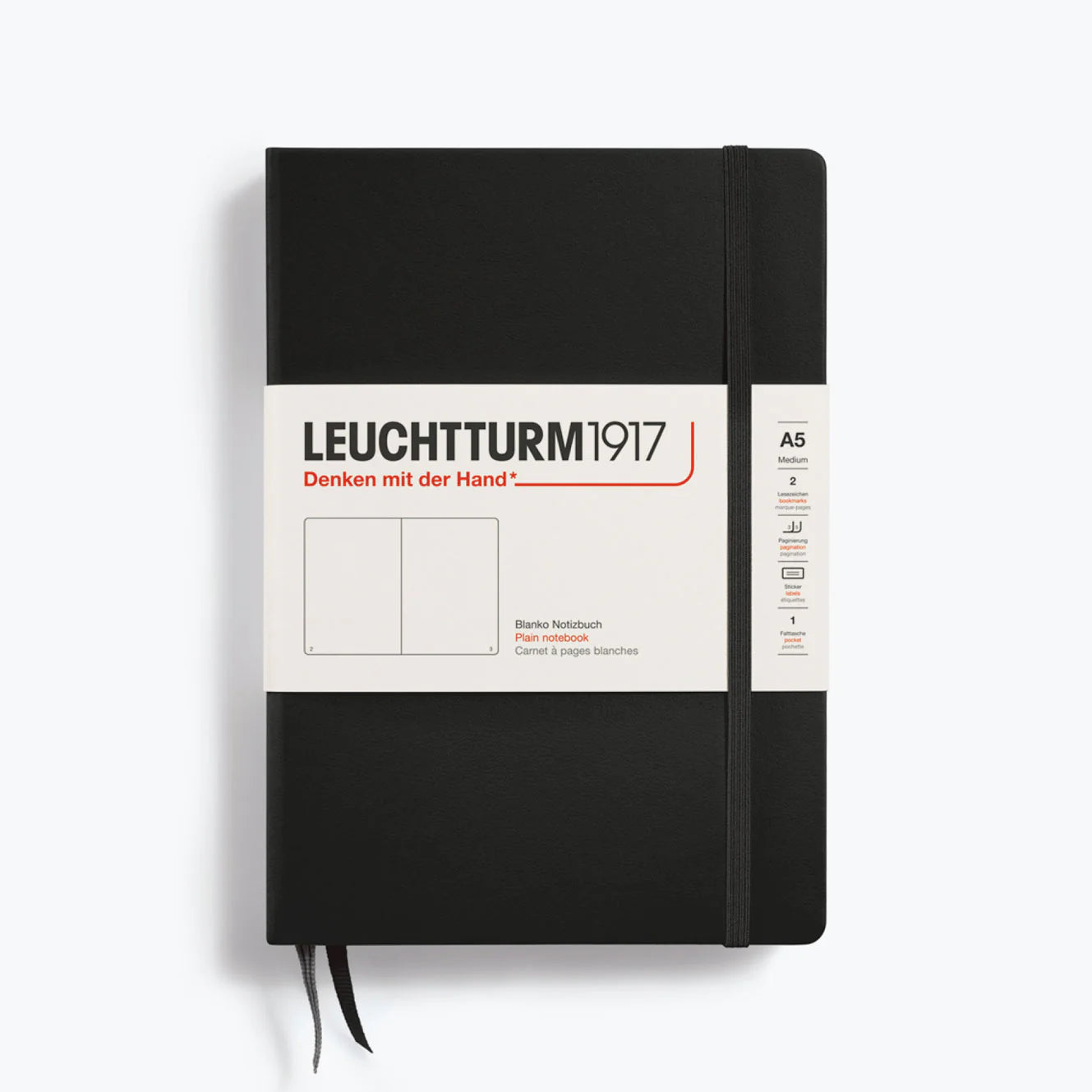 Leuchtturm A5 Blank Hardcover Notebook