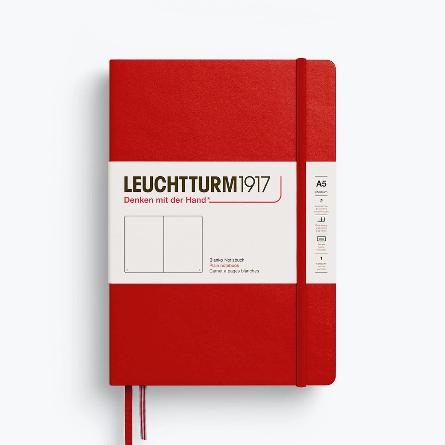 Leuchtturm A5 Blank Hardcover Notebook