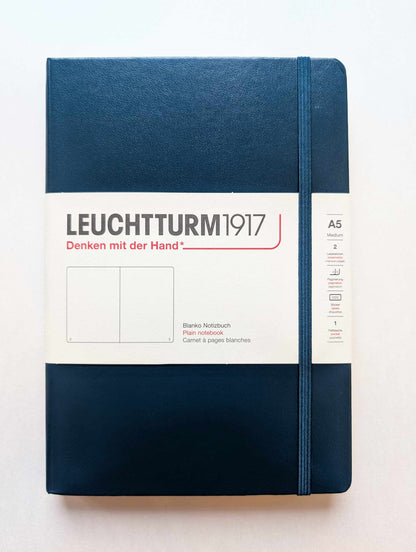 Leuchtturm A5 Blank Hardcover Notebook