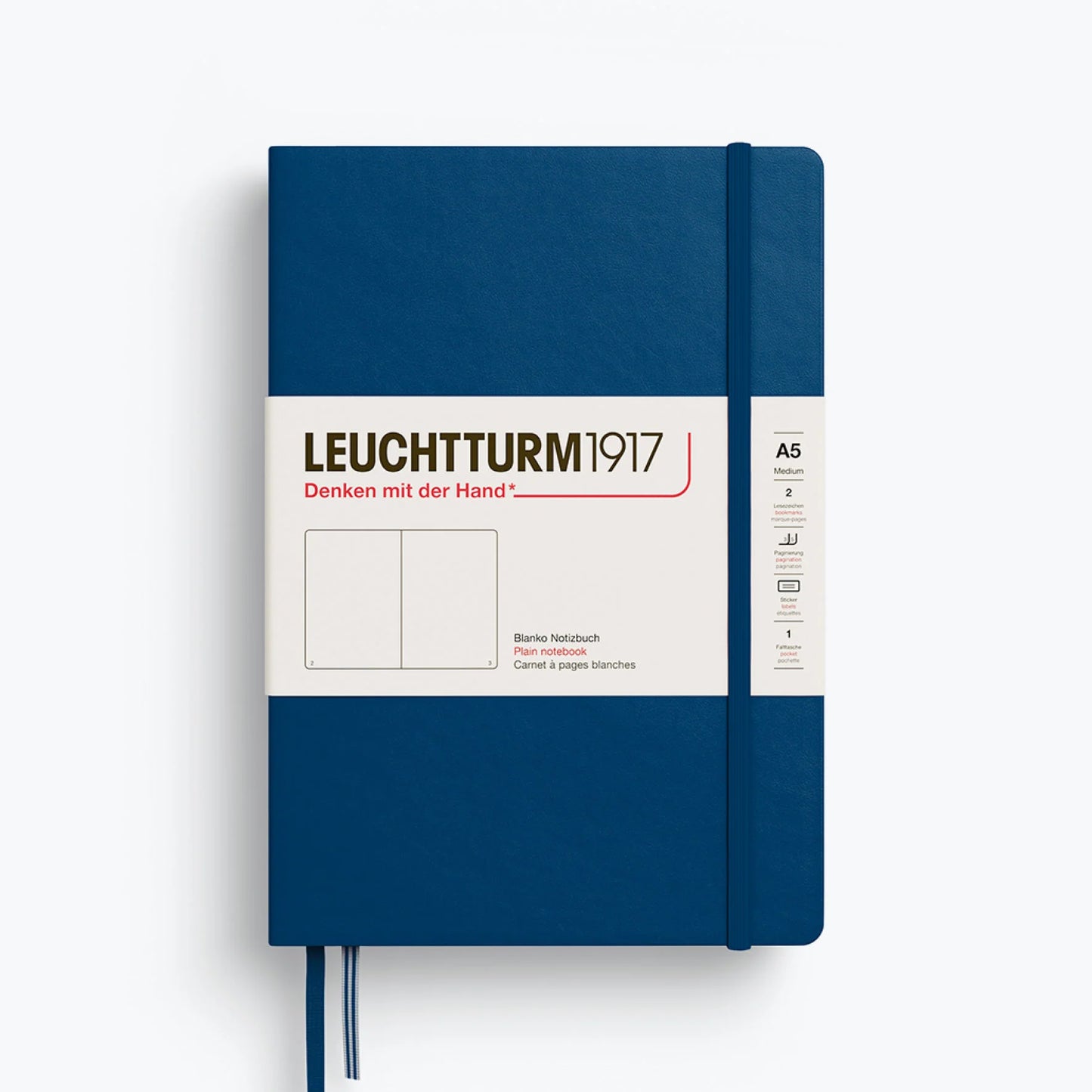 Leuchtturm A5 Blank Hardcover Notebook
