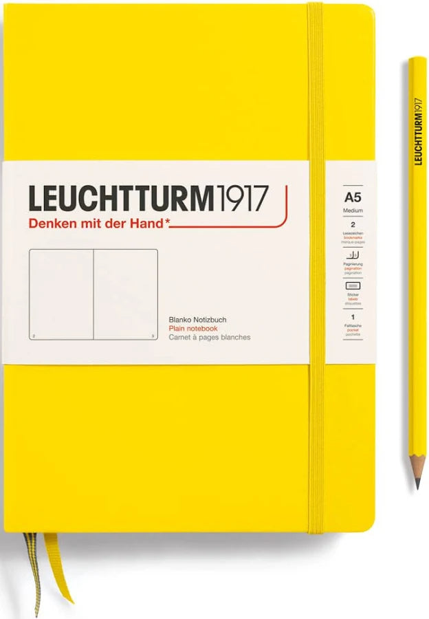 Leuchtturm A5 Blank Hardcover Notebook