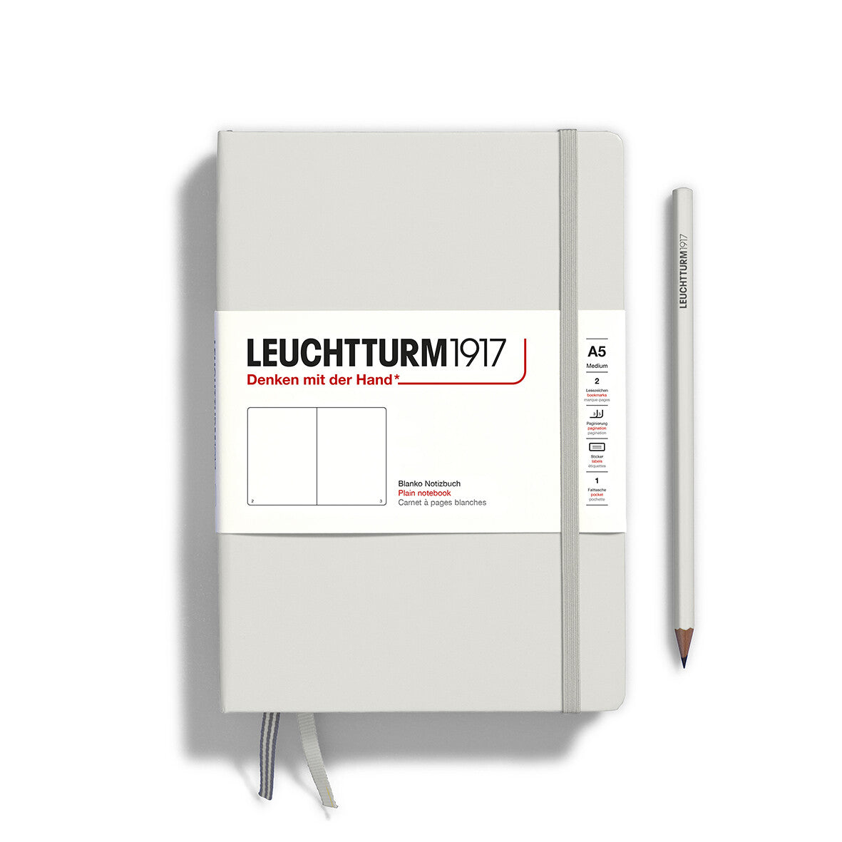 Leuchtturm A5 Blank Hardcover Notebook