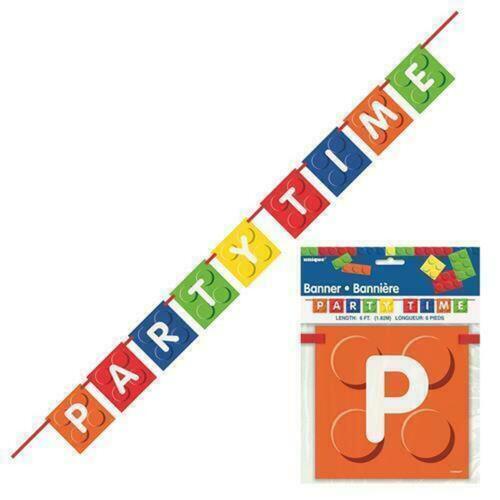 Building Blocks Birthday Banner