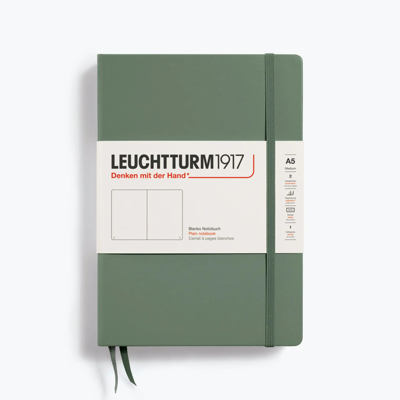 Leuchtturm A5 Blank Hardcover Notebook