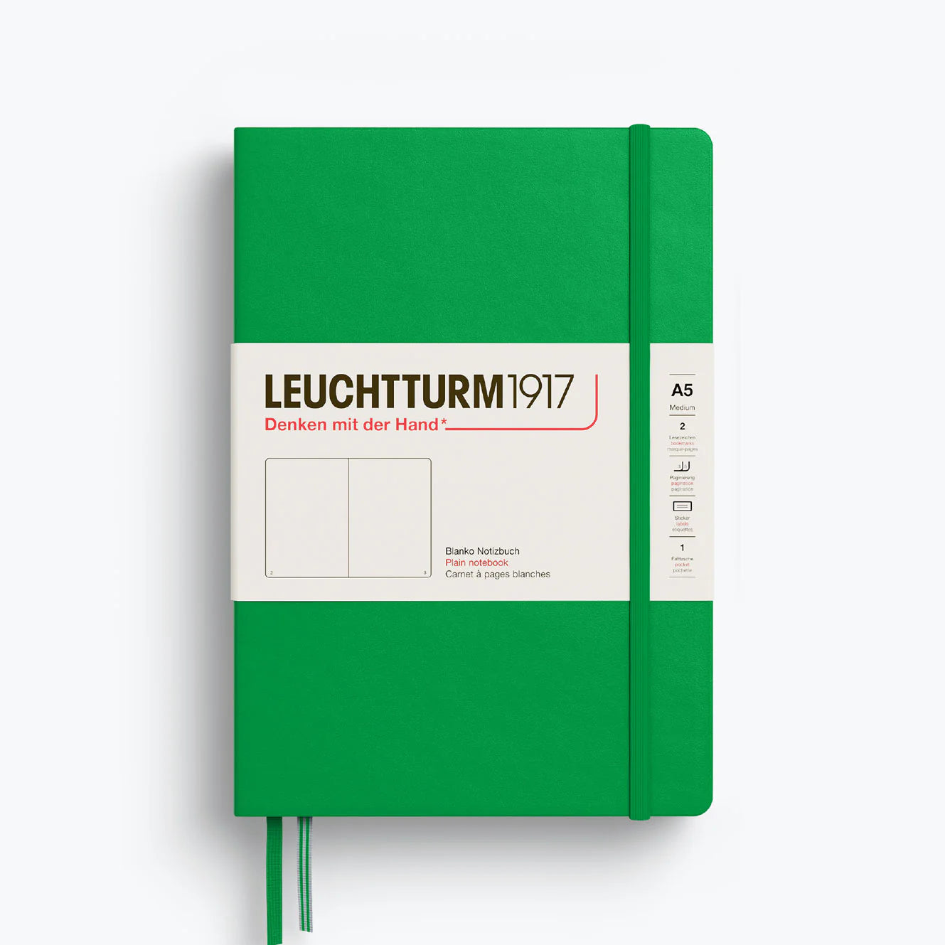 Leuchtturm A5 Blank Hardcover Notebook